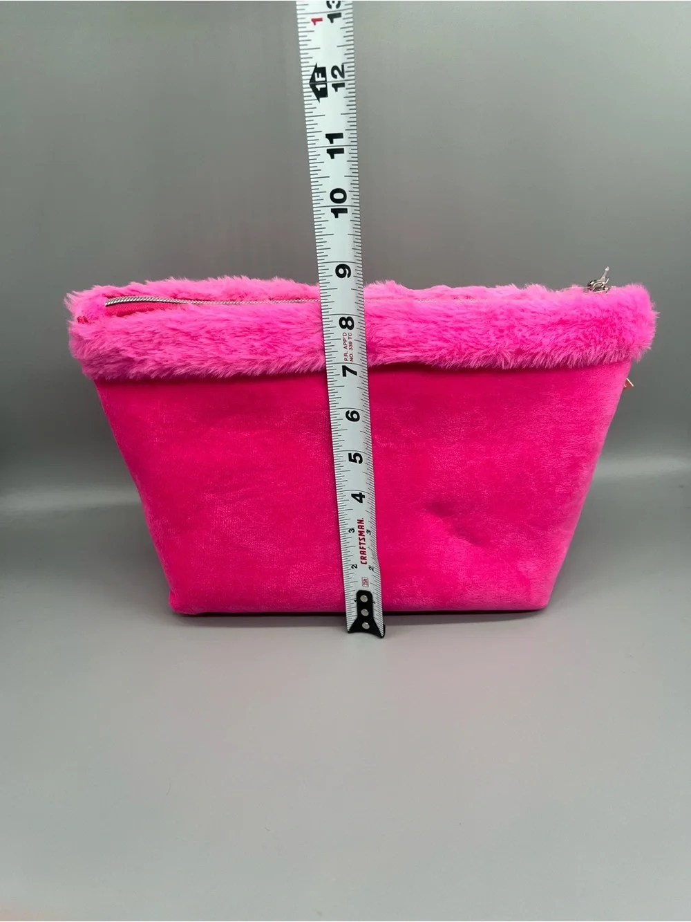 Juicy couture pink velour cosmetics bag